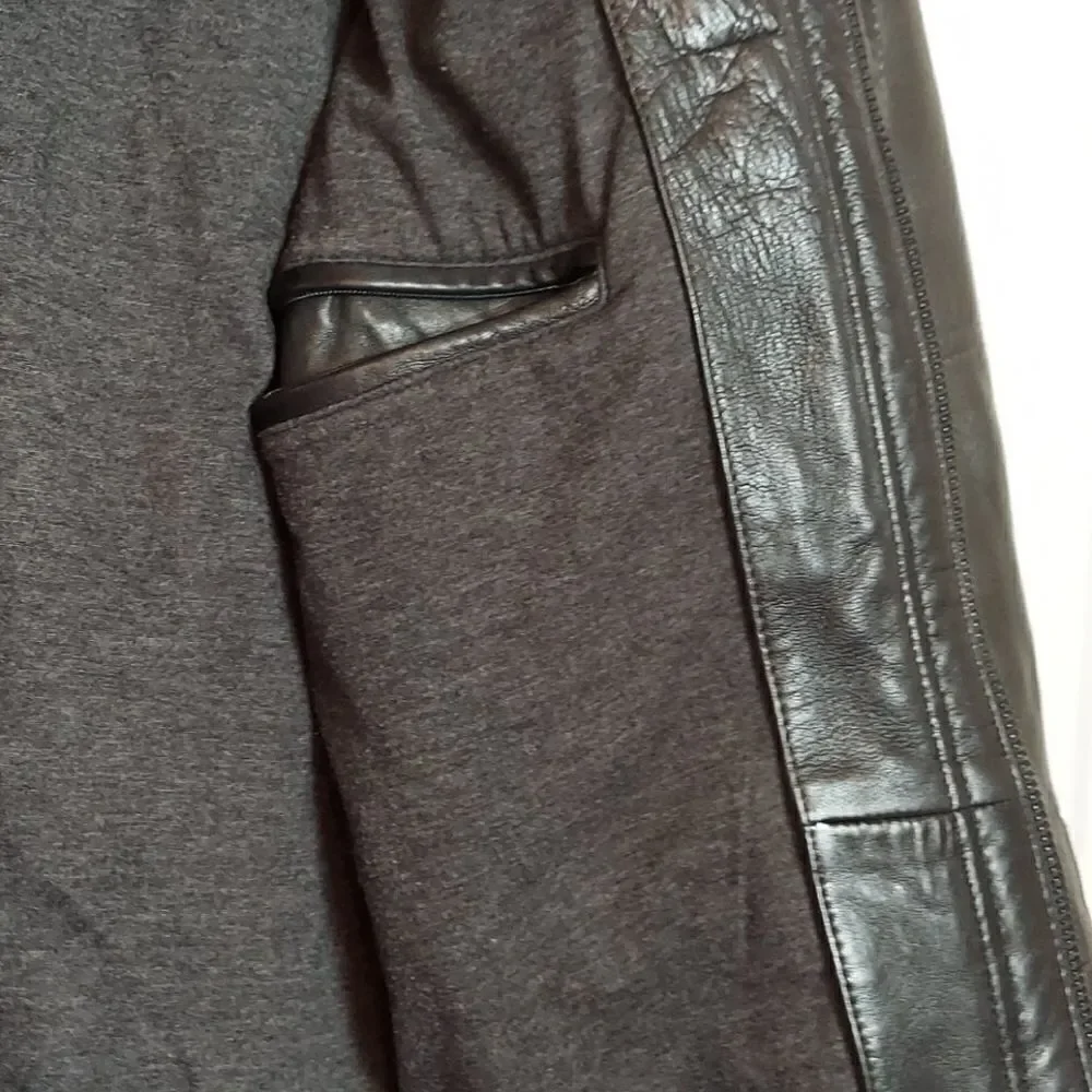 Hugo Boss Black Lambskin Leather Field Jacket 38R - Picture 5 of 16